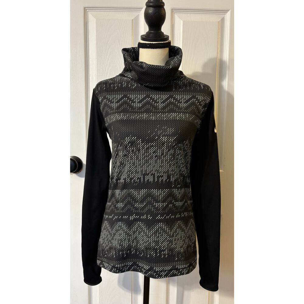 Nike Pro Hyperwarm Dri Fit Base Layer Women's Medium Cowl Neck Running Outdoors